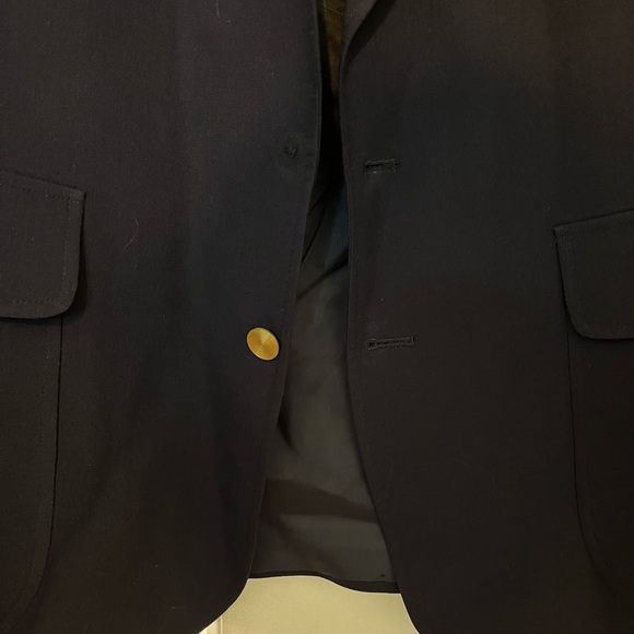 Marc Jeffries men's navy blue blazer - Picture 4 of 12